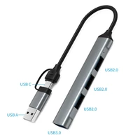 4 in 1 type c hub docking station usb c to usb3 0 adapter pd fast charge for notebook laptop computer mobile phone