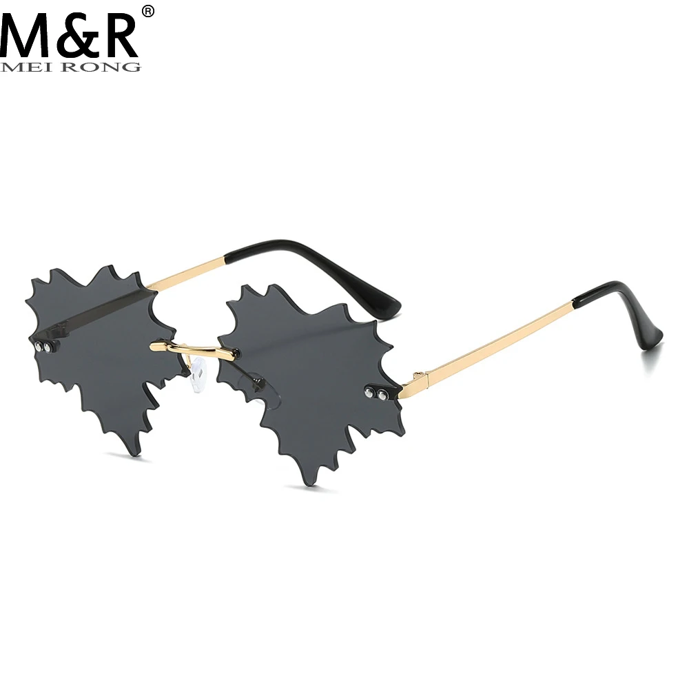 Новинка 2024 Женская безрамочная Солнцезащитная оправа с персонализированными