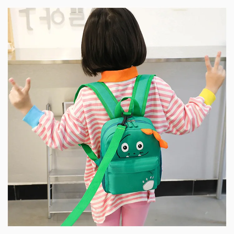 Creative Dinosaur Baby Small Backpacks with Traction Rope anti lost 2022 New Fashion Girl Boy School Bags In Kindergarten