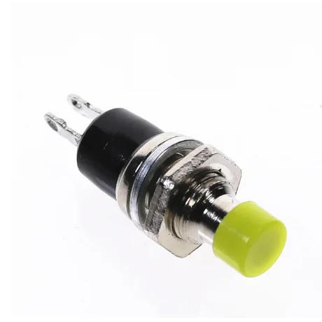 

10Pcs PBS-110 7MM Momentary Push Button Switch Press The Reset Switch Momentary ON OFF Push Button Micro Switch Normally Open NO