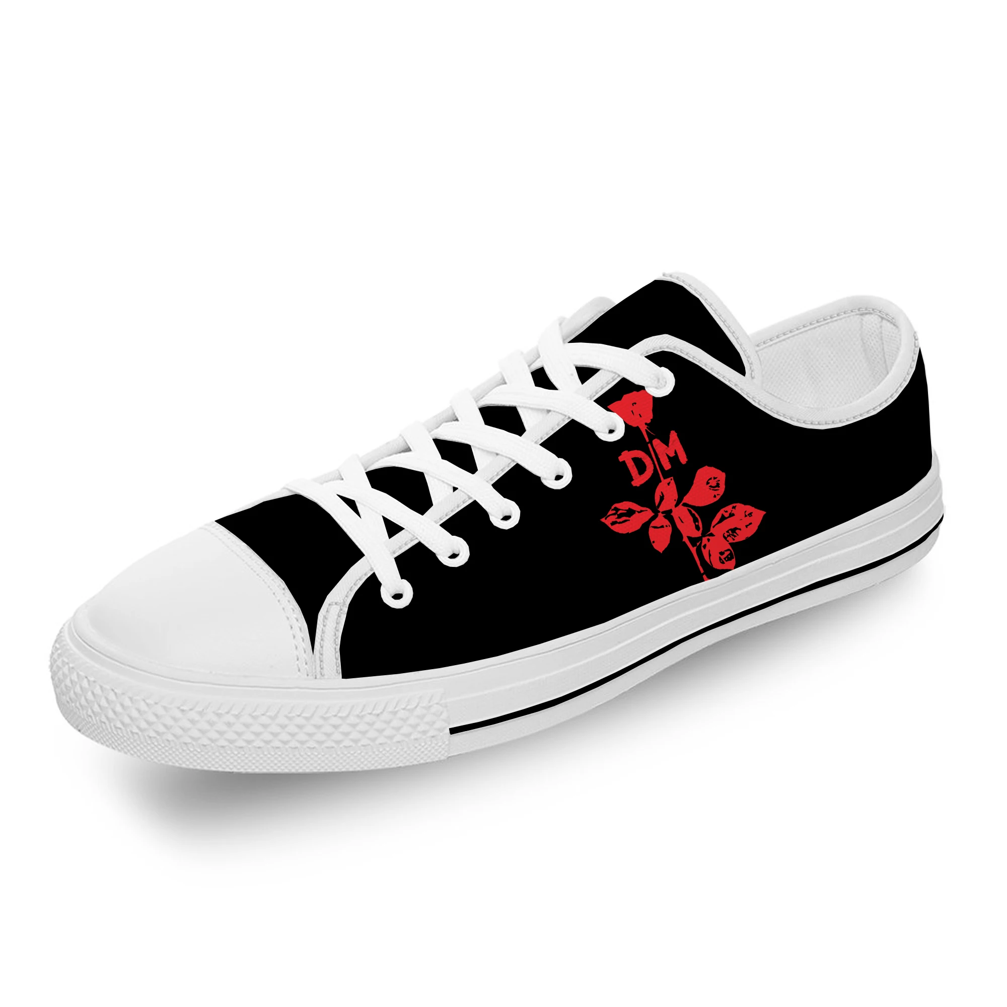 

Кроссовки Depeche Band мужские/женские, Модные низкие кеды, повседневная обувь для подростков, холщовые беговые кроссовки с 3D принтом, легкая обувь