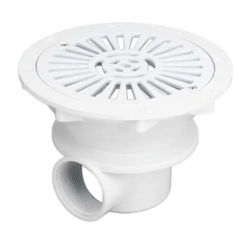 

Pool Main Drain Floor Drain Swimming Pool Drain Simple Installation G2 Internal Thread ABS for Water Inlet Draining