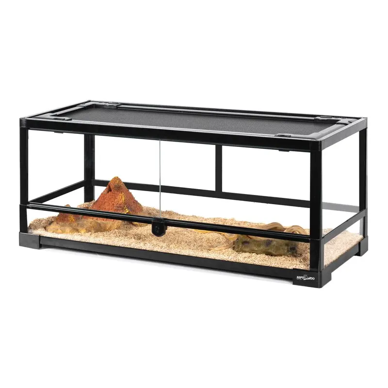 

Reptile Knock Down Glass Terrarium with Double Hinge Door 30" x 12" x 12"（18 Gallon)