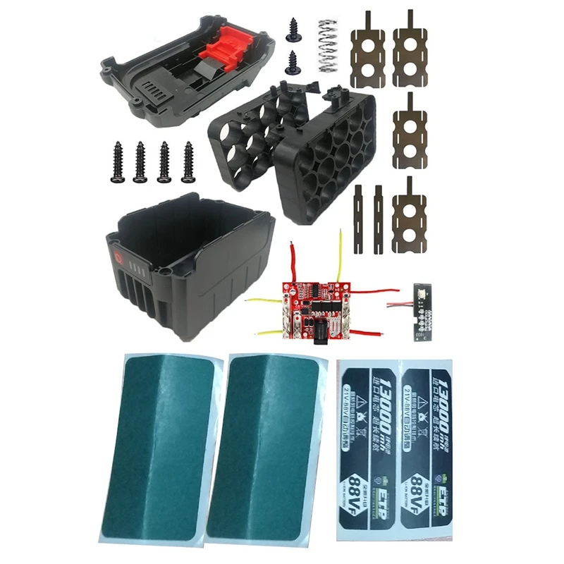 

BAAY Li-Ion Battery Case Charging Protection Circuit Board PCB For Makita Lomvum Zhipu Hongsong Jingmi 18V Lithium Battery