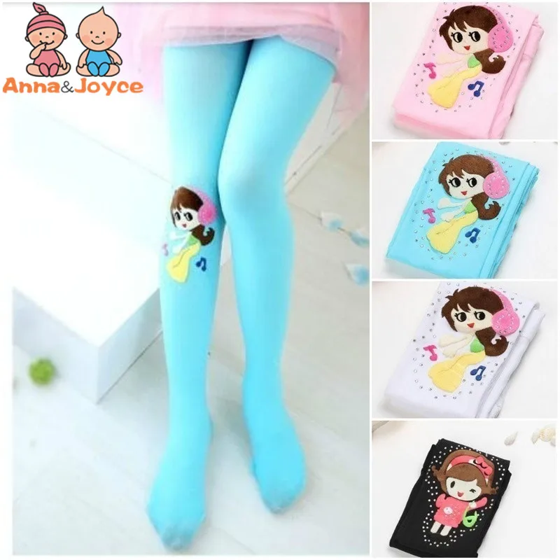 

Хлопковые колготки с рисунками кошек и рыбок платье с изображением принцесс из мультфильмов, чулки в стиле пэчворк От 3 до 8 лет