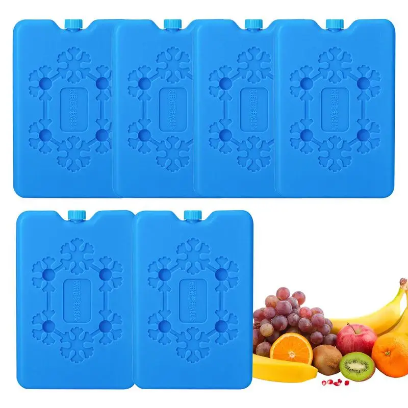 Ice Packs 6pcs Long Lasting Reusable Small Ice Packs For Lun