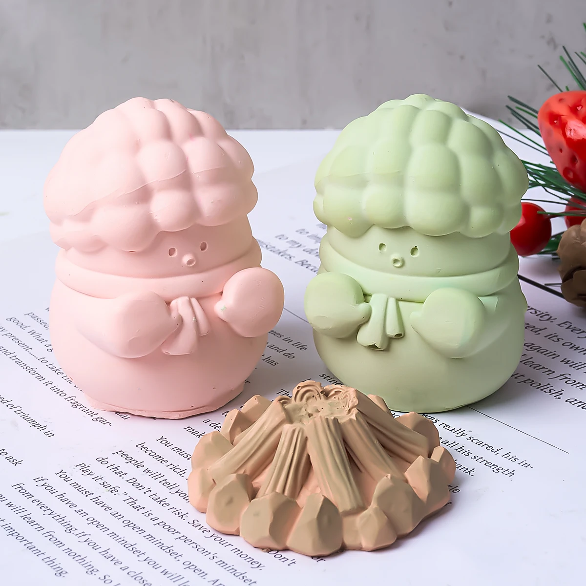 Рождественская силиконовая форма сделай сам 3D подсвечник в виде снеговика