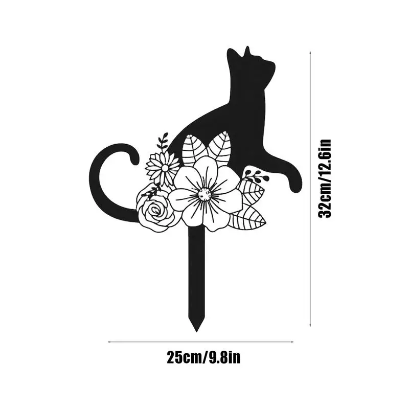 Металлическая Статуя для кошек и сада статуя животного садовые уличные статуи с