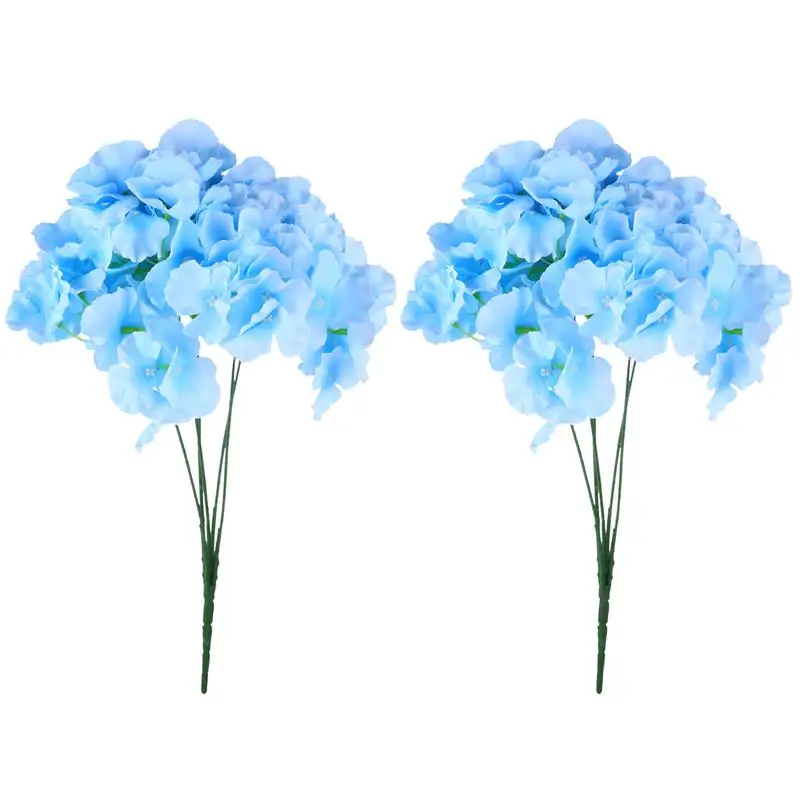 

2PCS Artificial Hydrangea Luxury Novelty Table Desk Decoration Flower Hydrangea