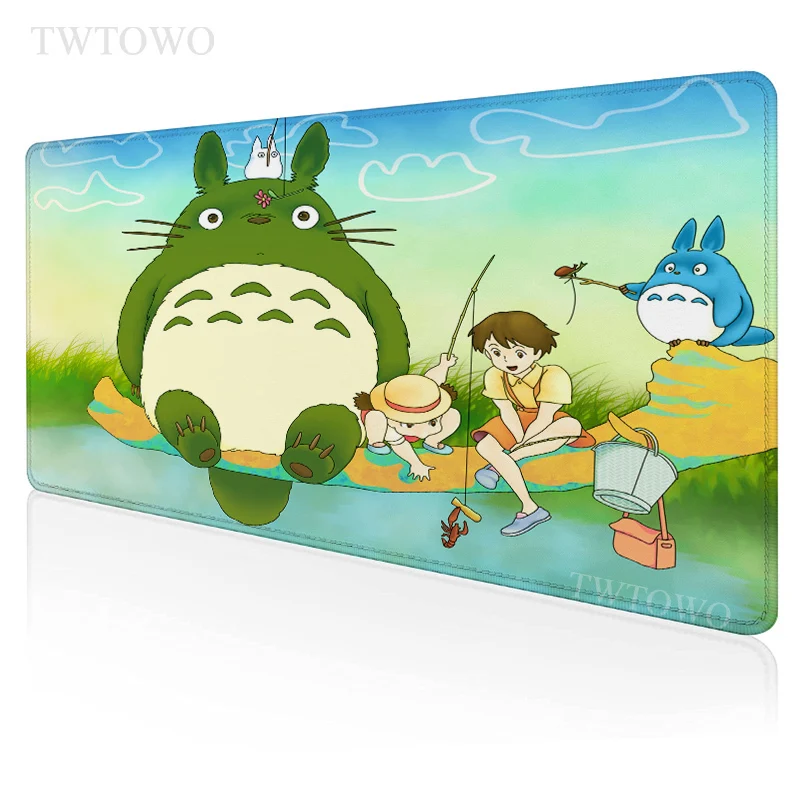 

Totoro Mouse Pad Gaming XL Computer Large HD Home Mousepad XXL Mouse Mat Natural Rubber Soft Carpet Anti Slip PC Mice Pad