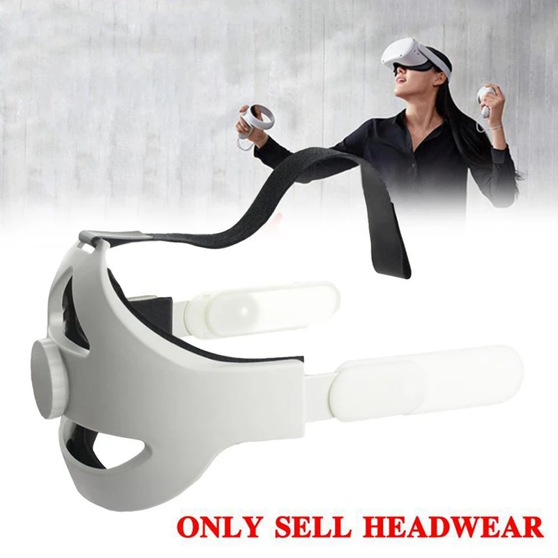 

2X Adjustable For Oculus Quest 2 Head Strap VR Elite Strap,Supporting Forcesupport Improve Comfort Virtual Reality