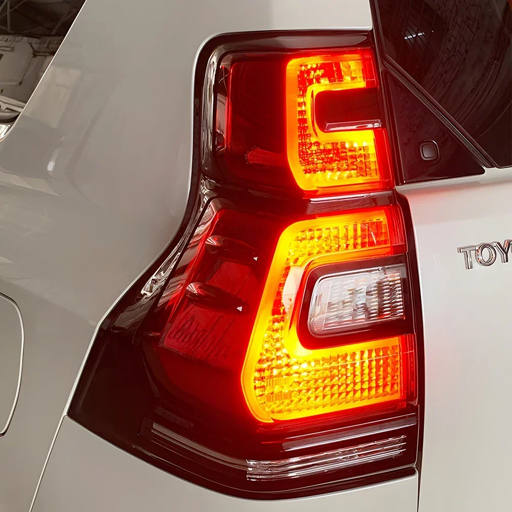 Авто задние фонари в сборе для Toyota Prado 2010-2017 обновление 2023 Стайлинг светодиодный