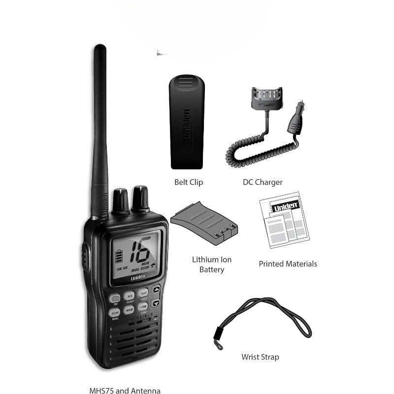 Приемопередаточная радиоустановка MHS75 de 2 vicias VHF sumerпонятная изысканная мощность