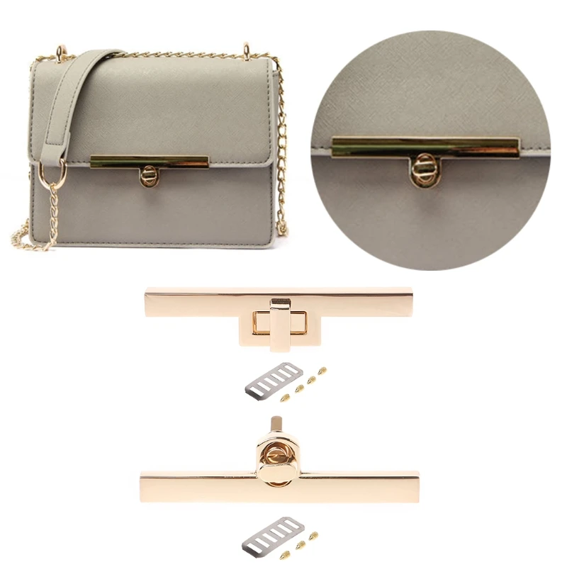

New Metal Clasp Turn Locks Twist Lock for DIY Handbag Craft Bag Purse Hardware