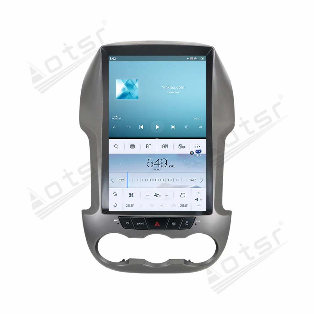Автомобильный радиоприемник G6 Tesla экран для Ford Ranger 2011-2016 Android 2Din стереоприемник