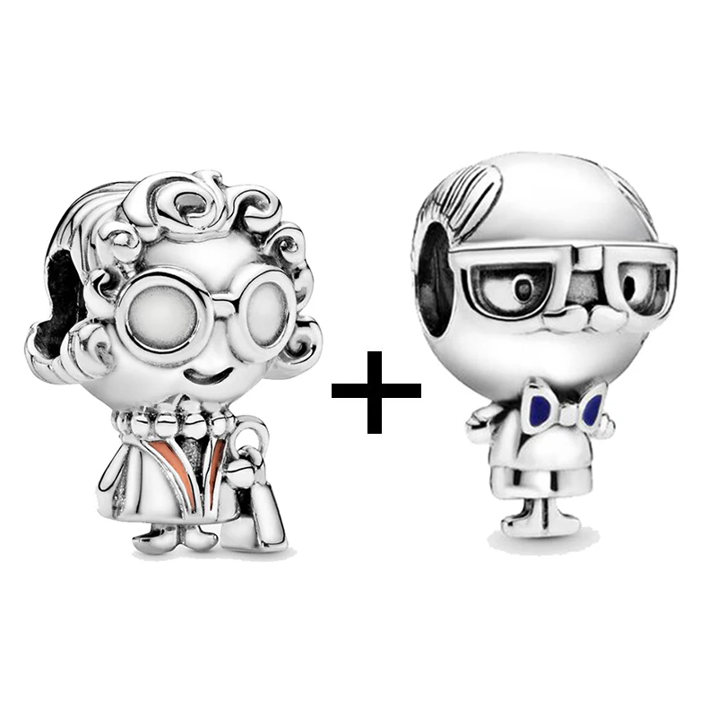 2 шт./лот серебряные бусины с перьями подвеска подходит для DIY брендовых браслетов