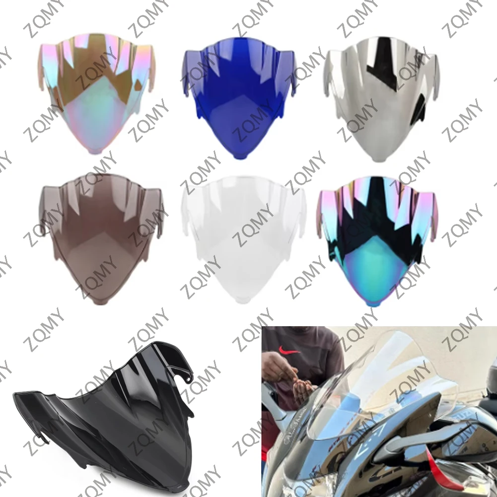 Для Suzuki Hayabusa GSXR1300 GSXR 1300 2021 мотоциклетная двойная Дымчатая черная ветрозащитная