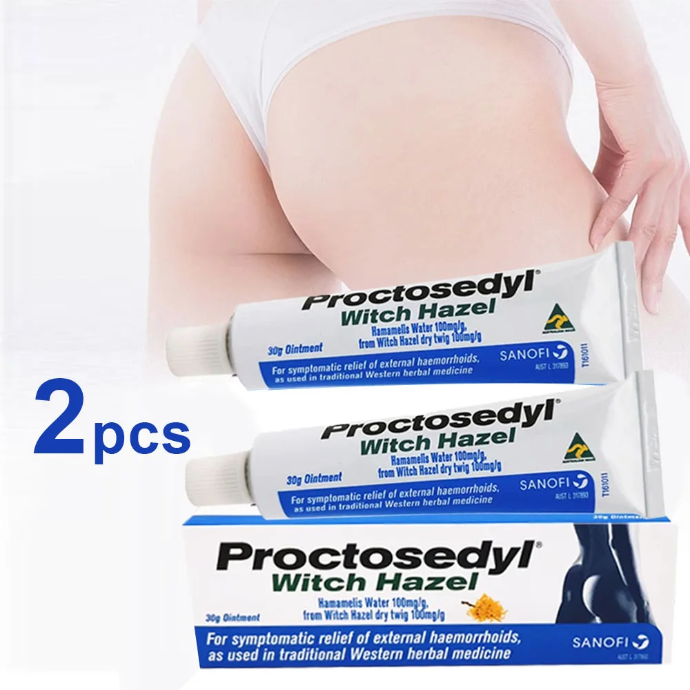 

2X оригинальный Австралийский Proctosedyl Hazel эффективный внешний гель для геморроя 30 г для мужчин и женщин, для здоровья, сопутствующие аноректал...