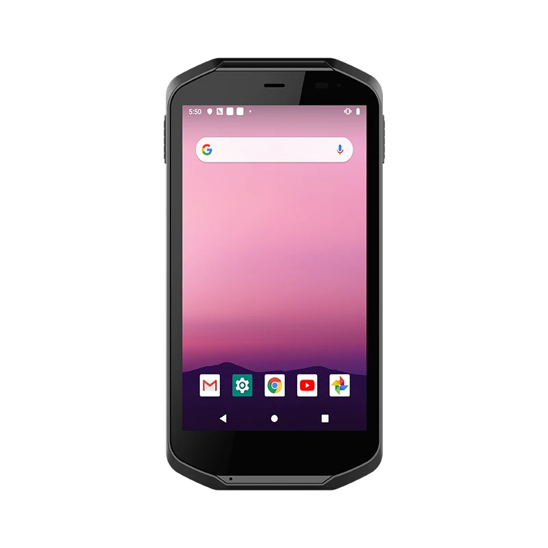 

Прочный КПК 2d QR Портативный 5,0 дюймовый сенсорный экран android 9 сборщик данных промышленный спутниковый телефон 1D 2D сканер штрих-кода NFC