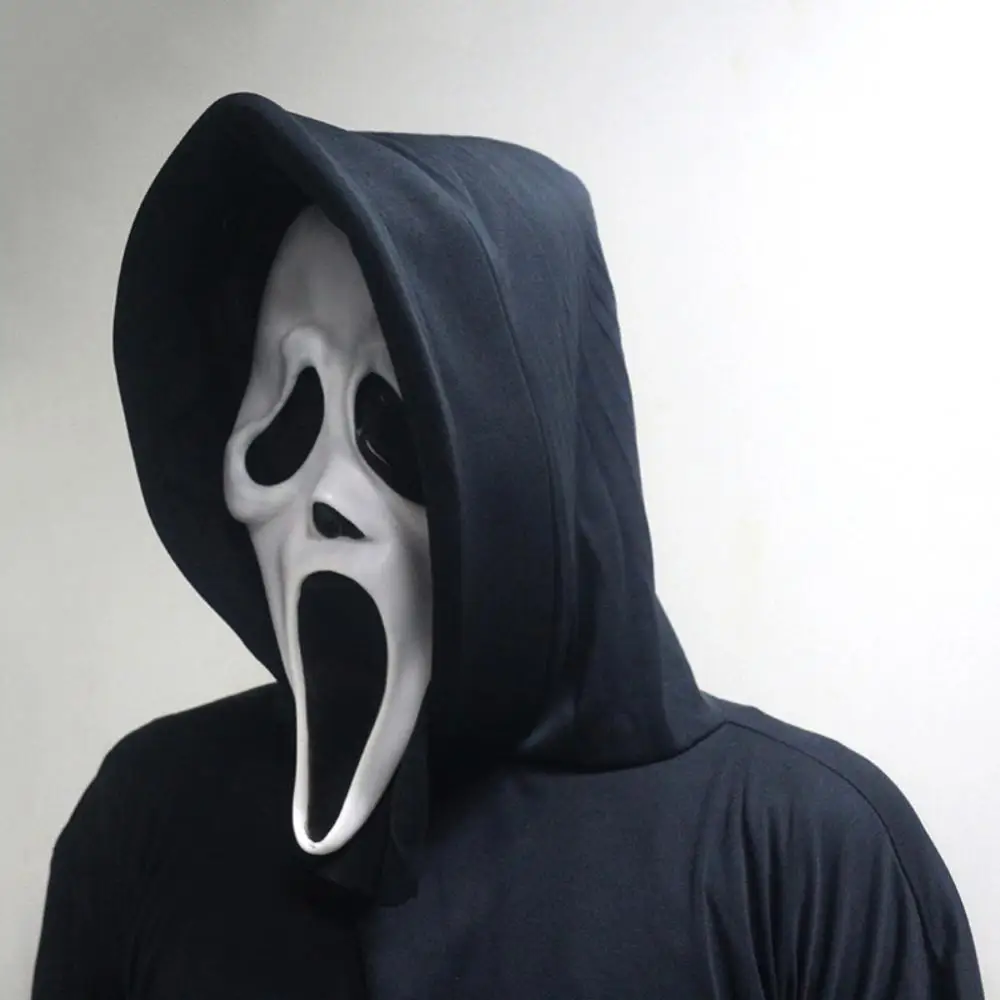 Halloween Mask Demon Screaming Ghostface Funny Death Horror Skull Script Killing Decorative Party Supp |