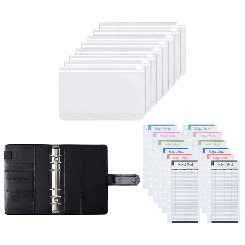 

Practical Multifunctional Portable Decorative A6 Budget Binder Budget Notepad Budget Binder for School