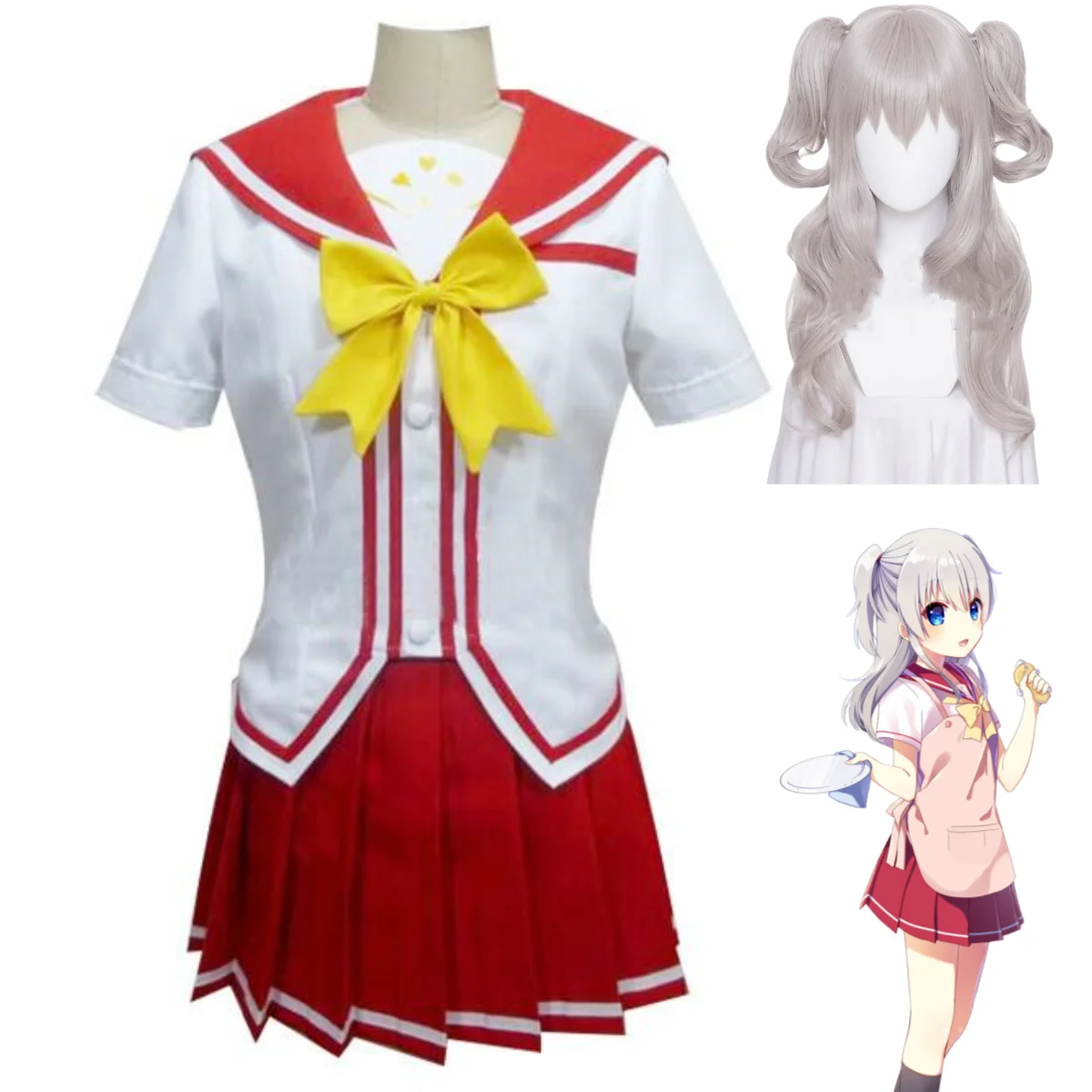Костюм для косплея из аниме Шарлотта Тори НАО японская школьная форма JK