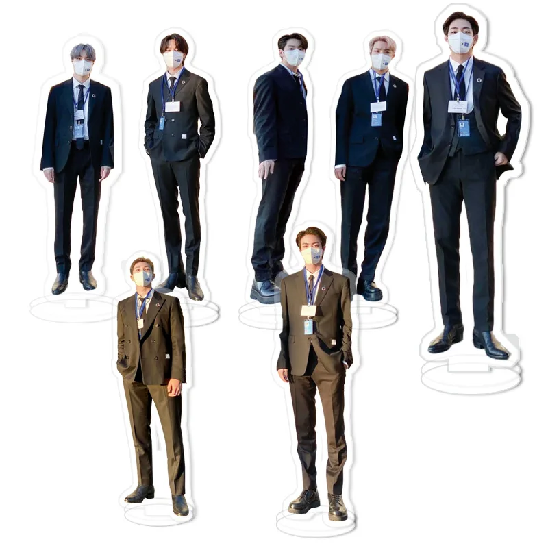 

Оптовая продажа, двусторонняя акриловая стойка Kpop Idol для Bangtan Boys, разрешение ООН на танцевальную станцию