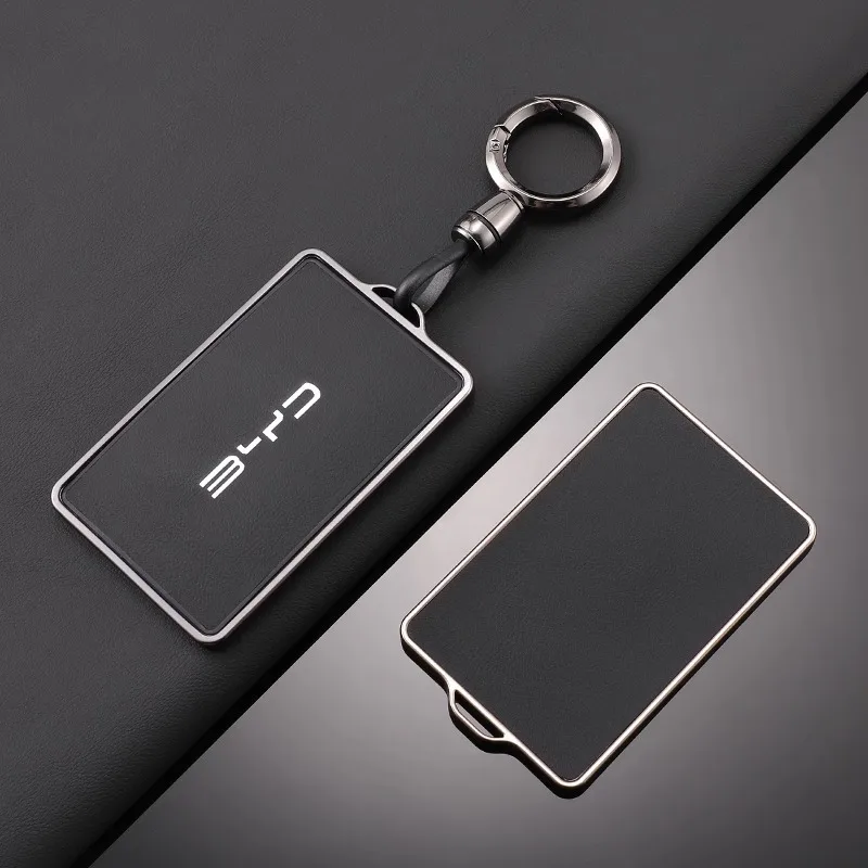 

Для BYD Tang DM Han EV Song PRO Qin PLUS DMI Автоматический брелок без ключа Аксессуары Кожаный автомобильный чехол с дистанционным управлением NFC-картой Полный чехол