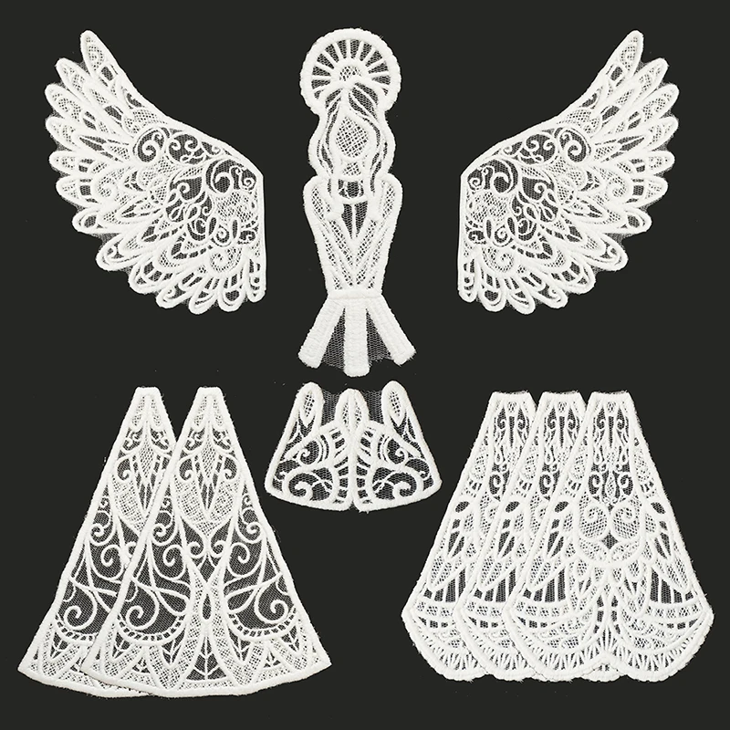 

Ангельский топпер для ёлки из хлопка