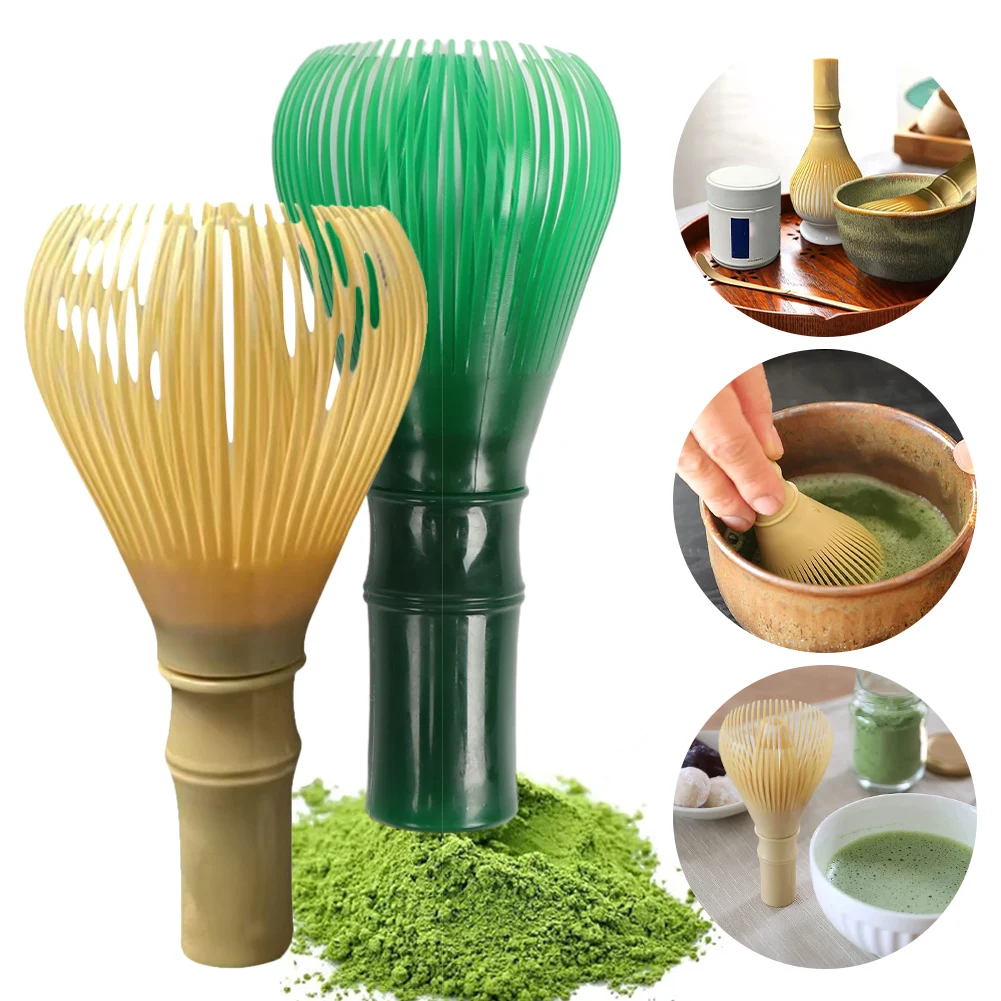 

Resin Tea Whisk Reusable Durable Matcha Green Tea Powder Reusable With Whisk Holder Tea Ceremony Home Kitchen Bar Accessories