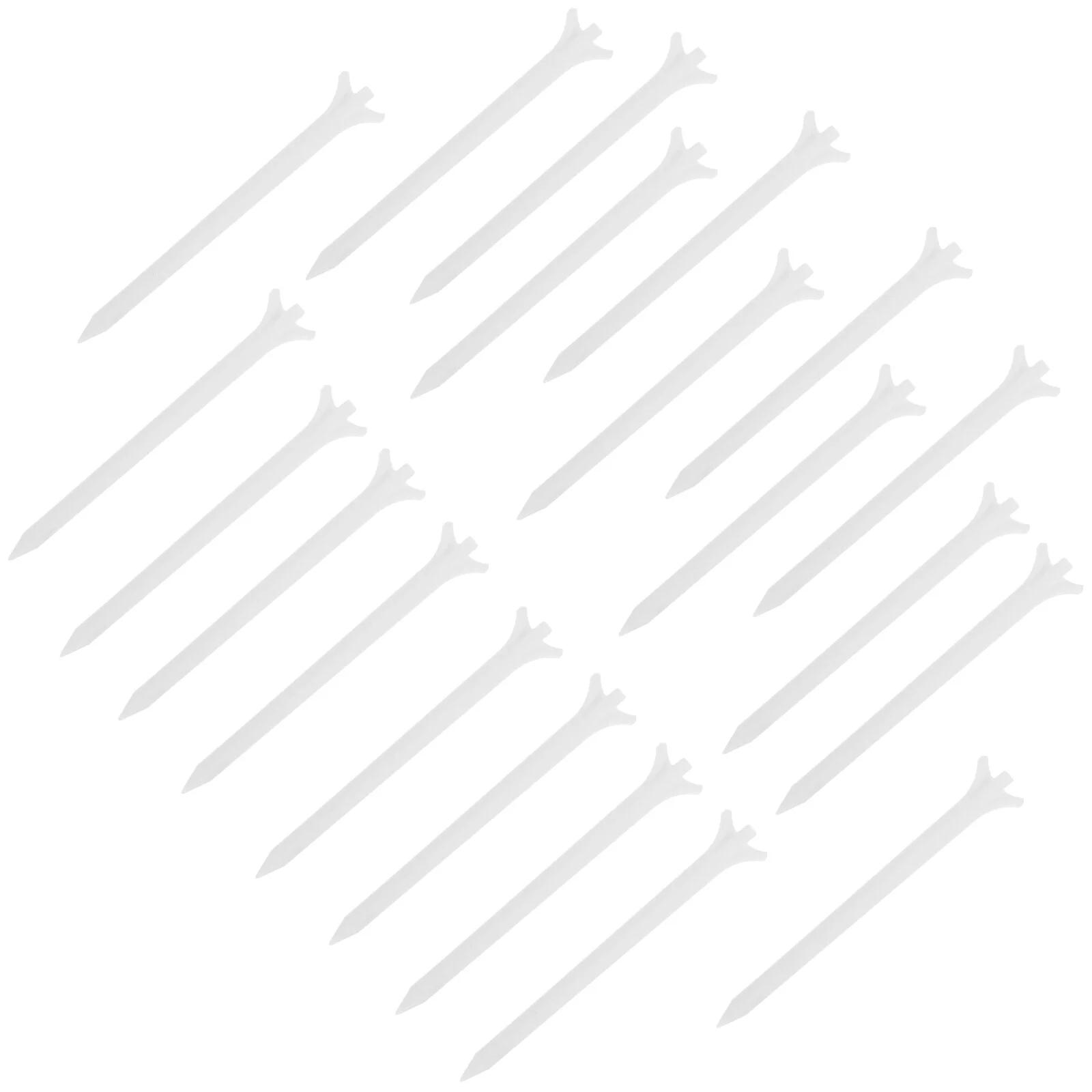 

100pcs Tees 5- Claw Holder Standing Nails for Golfer Training Accessories