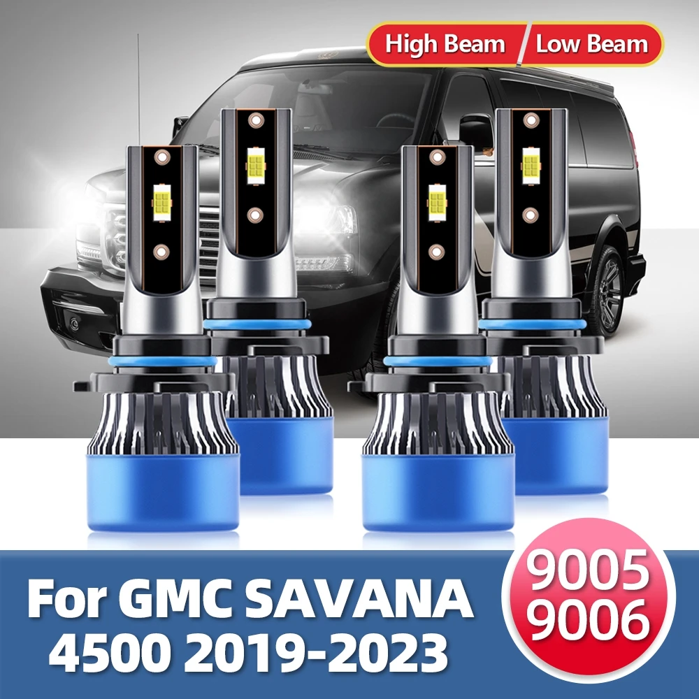 

Roadsun Автомобильные фары 15000LM CSP чип светодиодный 110 Вт светильник набор ламп Turbo 12-24 В для GMC Savana 4500 на 2019 2020 2021 2022 2023