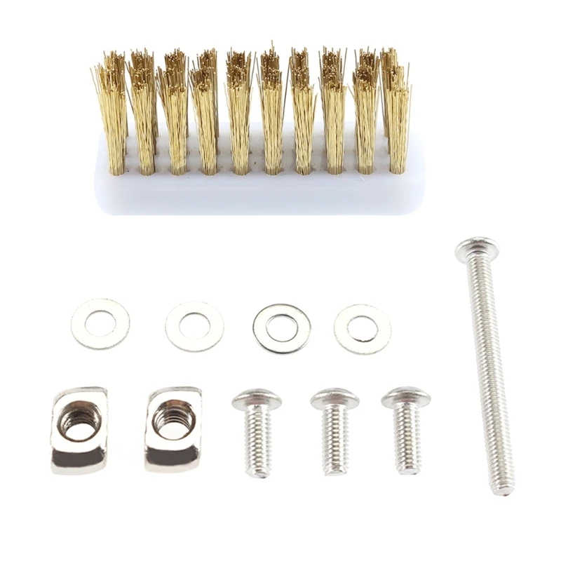 

3D Printer Cleaner Tool Wire Toothbrush Brush Handle for Voron 2.4 Hotend Cleaning Nozzle Hot Bed Parts