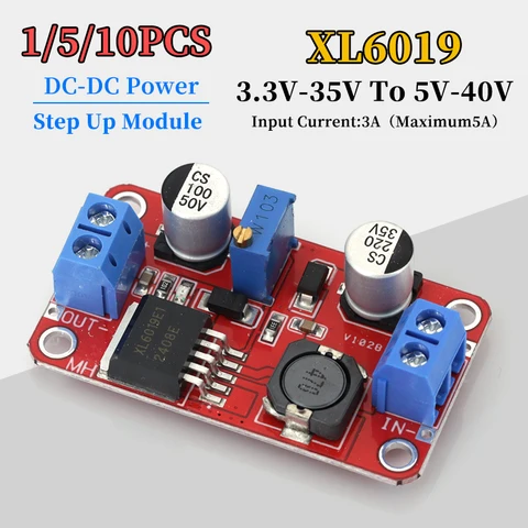 XL6019 повышающий модуль питания 5A