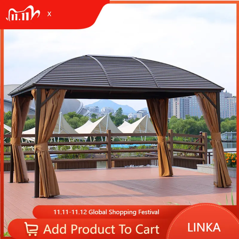 

Aluminum alloy awning villa courtyard weatherproof shed balcony terrace courtyard outdoor rainproof awning roof roof