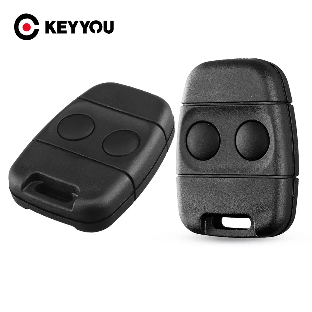 

KEYYOU 2 кнопки сменный Футляр для ключей для Land Rover Freelander Defender открытием для Lucas Тип 3TXA 3TXB пустой дистанционный ключ чехол