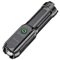 portable strong light high lumens waterproof outdoor flashlight focusing usb rechargeable torch night 3 modes led emergency