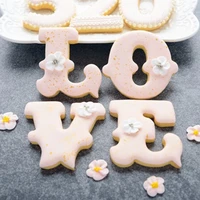 a z shape mold cookie cutters sugar biscuit mold fondant cutter love diy pastry cake decorating baking tools 26 letter alphabet