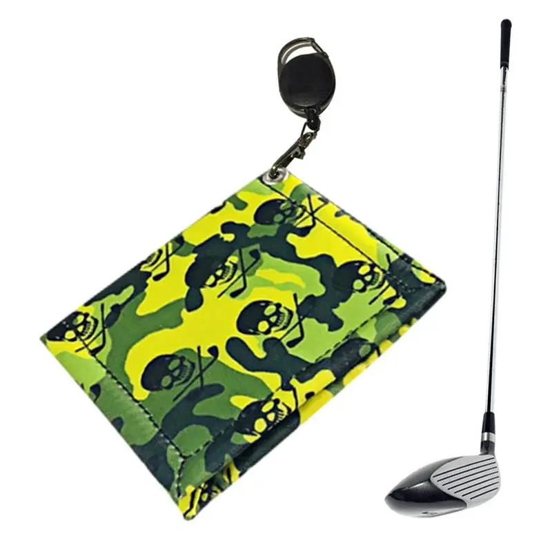 

Golf Ball Towel Durable Double-side Cotton Golf Ball Towel With Clip Golf Club Cleaner Practical Golf Accessories For Men And