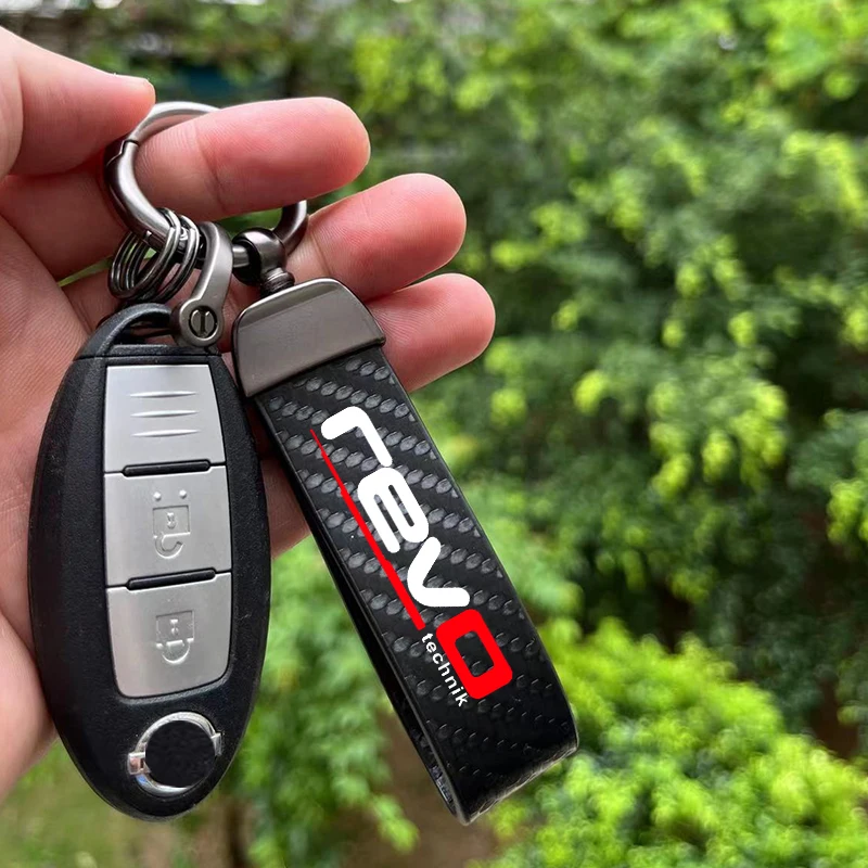 

Car Accessories Key Chain Keyrings Carbon Fiber Leather Keychain Horseshoe Keyring for VK Volkswagen VW REVO Golf GTI R Passat