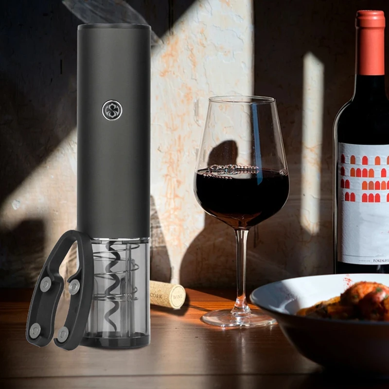 

Wine Pourer Vacuum Stopper Kitchen Bar Corkscrew Foil Cutter Cork Out Tool For Home Use