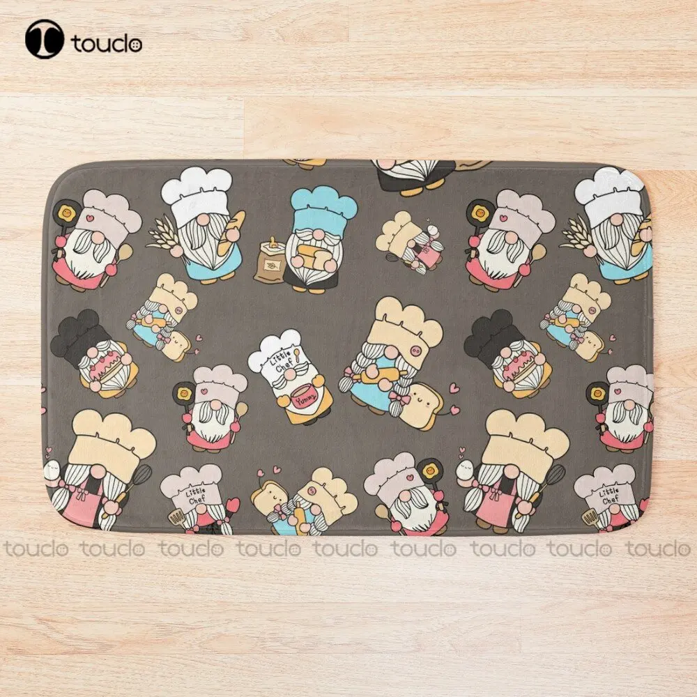 

Too Many Gnomes - Little Thanksgiving Chef Bath Mat Bath Mat For Tub Cheap Bath Carpet