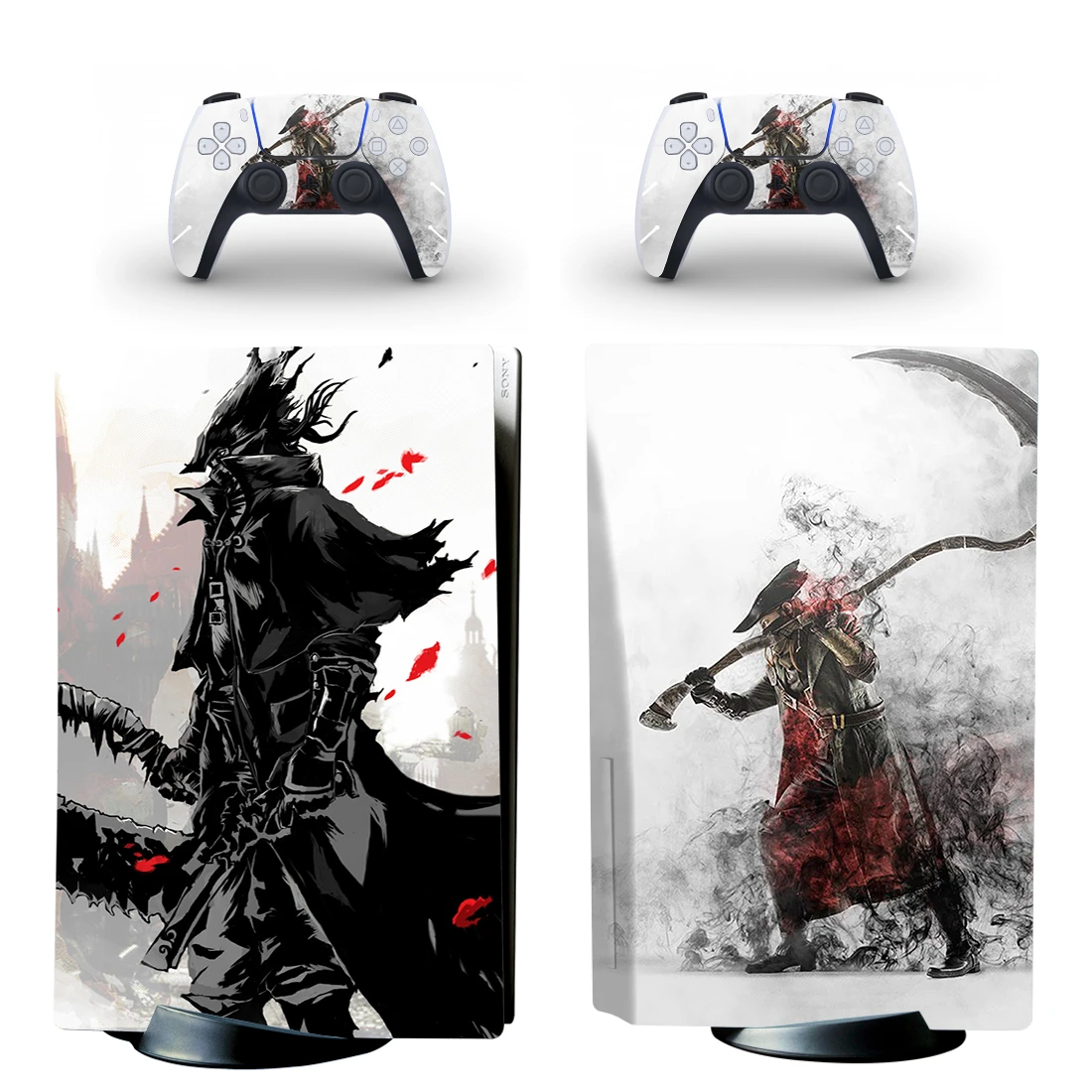 Game Bloodborne PS5 Standard Disc Skin Sticker Decal Cover for Console & Controller PS5 Disk Skins Vinyl