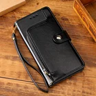Zipper Leather Case For Doogee Y9 Plus X55 Shoot 1 N40 Pro N30 N20 Cases Magnetic Flip Cover Mobile Phone Bag Fundas