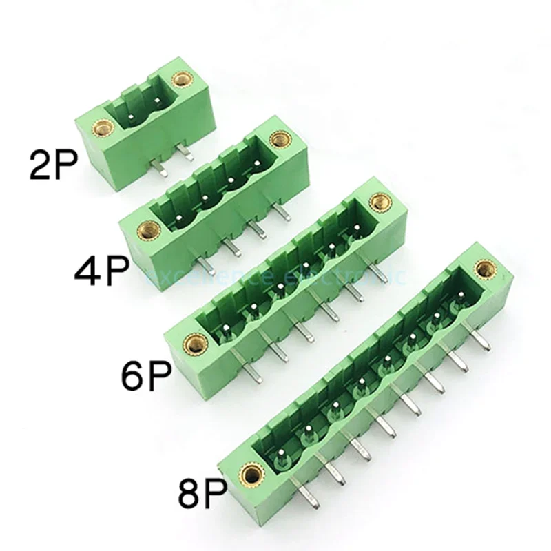 2 комплекта 2EDGKM 5 08 мм разъем PCB винтовая Клеммная колодка коннектор 2/3/4/5/6/7-24