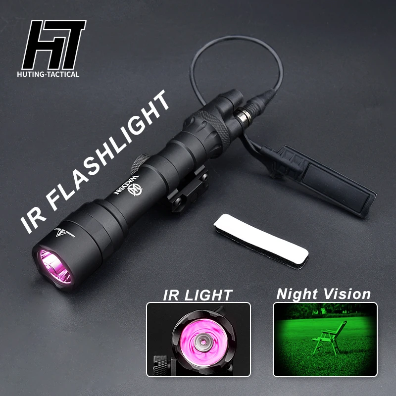 Tactical Airsoft Surefir M600 M600U IR Light Weapon Scout Light Rifle Dual Function night vision Flashlight Hunting Infrared