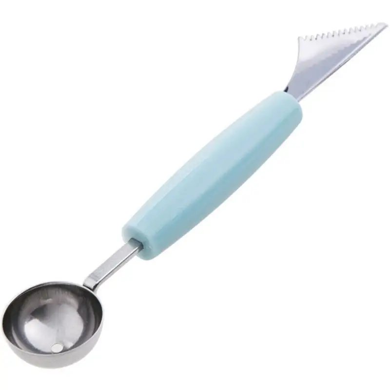 

Ice Cream Dig Ball Scoop Double-Head Fruit Platter Ball Digger Stainless Steel Fruit Watermelon Carving Knife Fruit Platter Tool