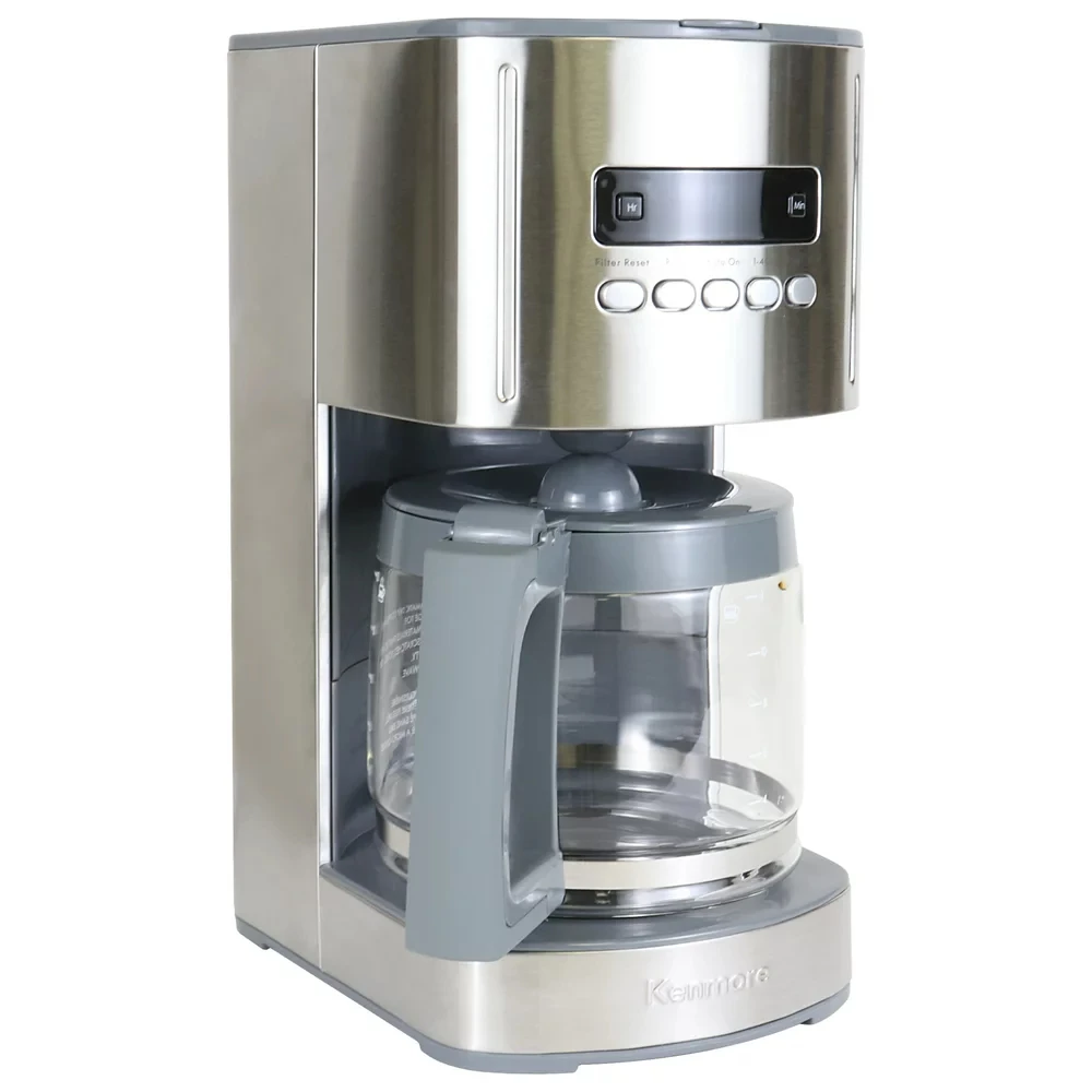 

Programmable Coffee Maker, Drip with Reusable Charcoal Water Filter Milk steam frother Coffee accessories Coffee maker Espres