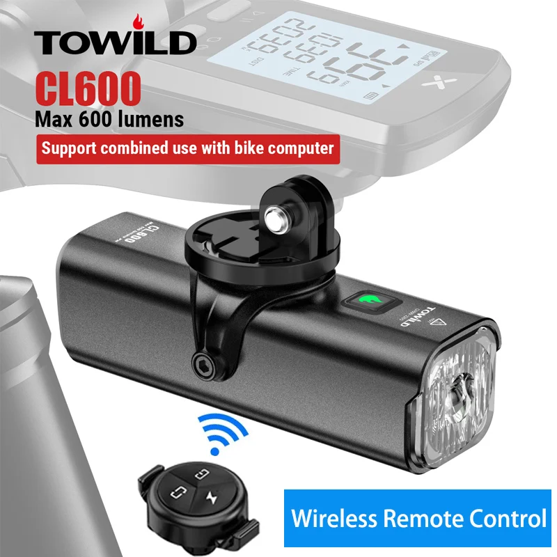 Фара велосипесветильник ная аккумуляторная TOWILD CL600 18650 лм 2000 мА · ч |