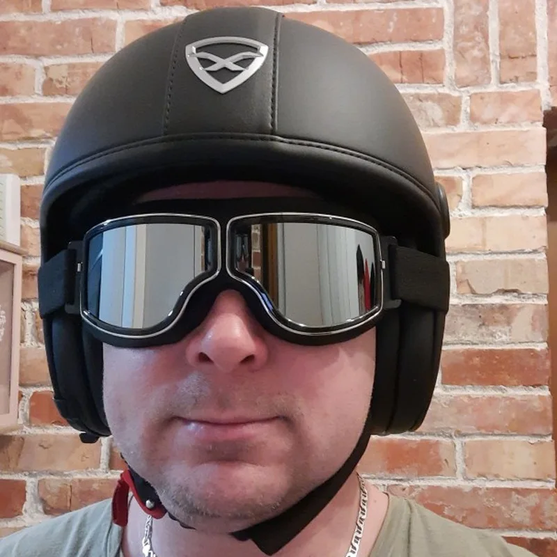 Винтажные классические мотоциклетные очки ретро-очки для мотокросса Harley Pilot